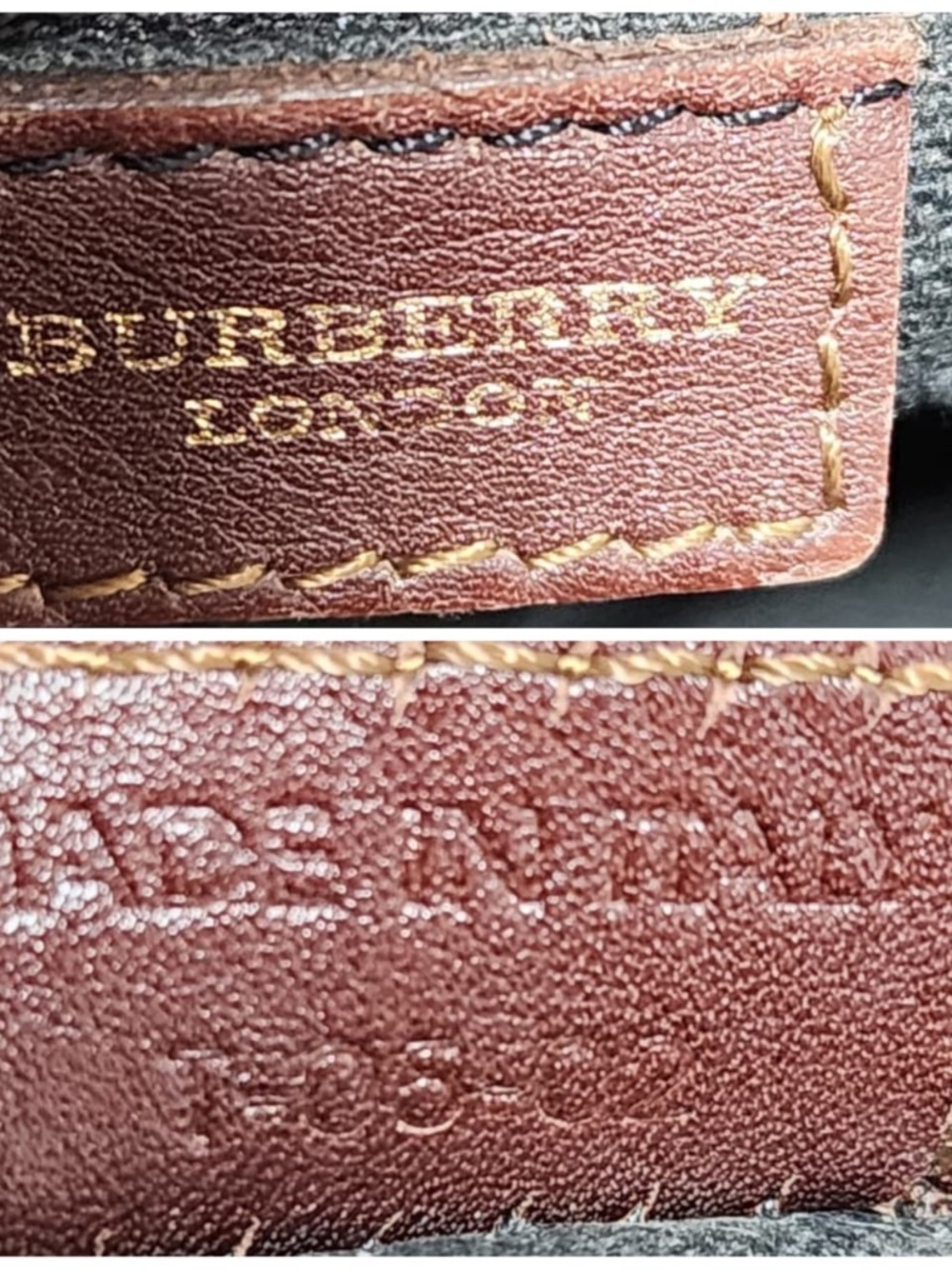 Authentic Burberry Vintage Haymarket Check Flap Messenger Bag Brown/ Beige - Picture 3 of 15